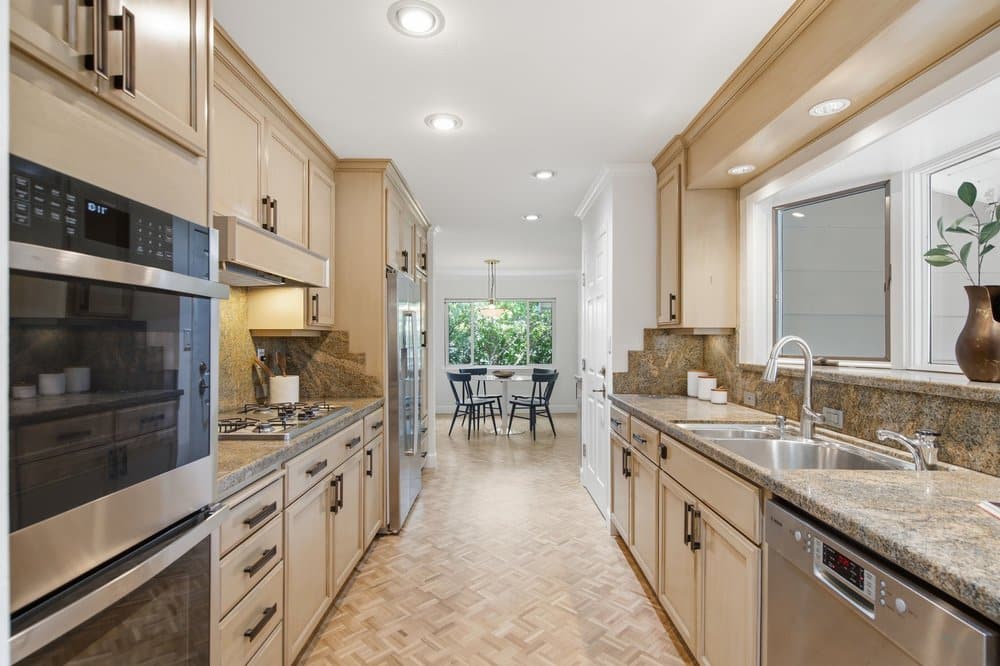 Chef's kitchen at 2872 Roland Avenue, San Carlos